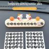 Знак временной парковки Lucky Cat: Скрытый контактный номерной знак для автомобиля