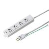 Power 3-Pin, 4-Outlet Strip, 1m, TAP-MG341N2PN-1