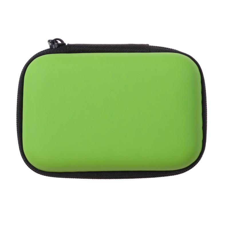 Портативный органайзер для USB-кабелей для передачи данных, кожаная сумка для хранения наушников, чехол-протектор для наушников, мини-жесткий чехол на молнии