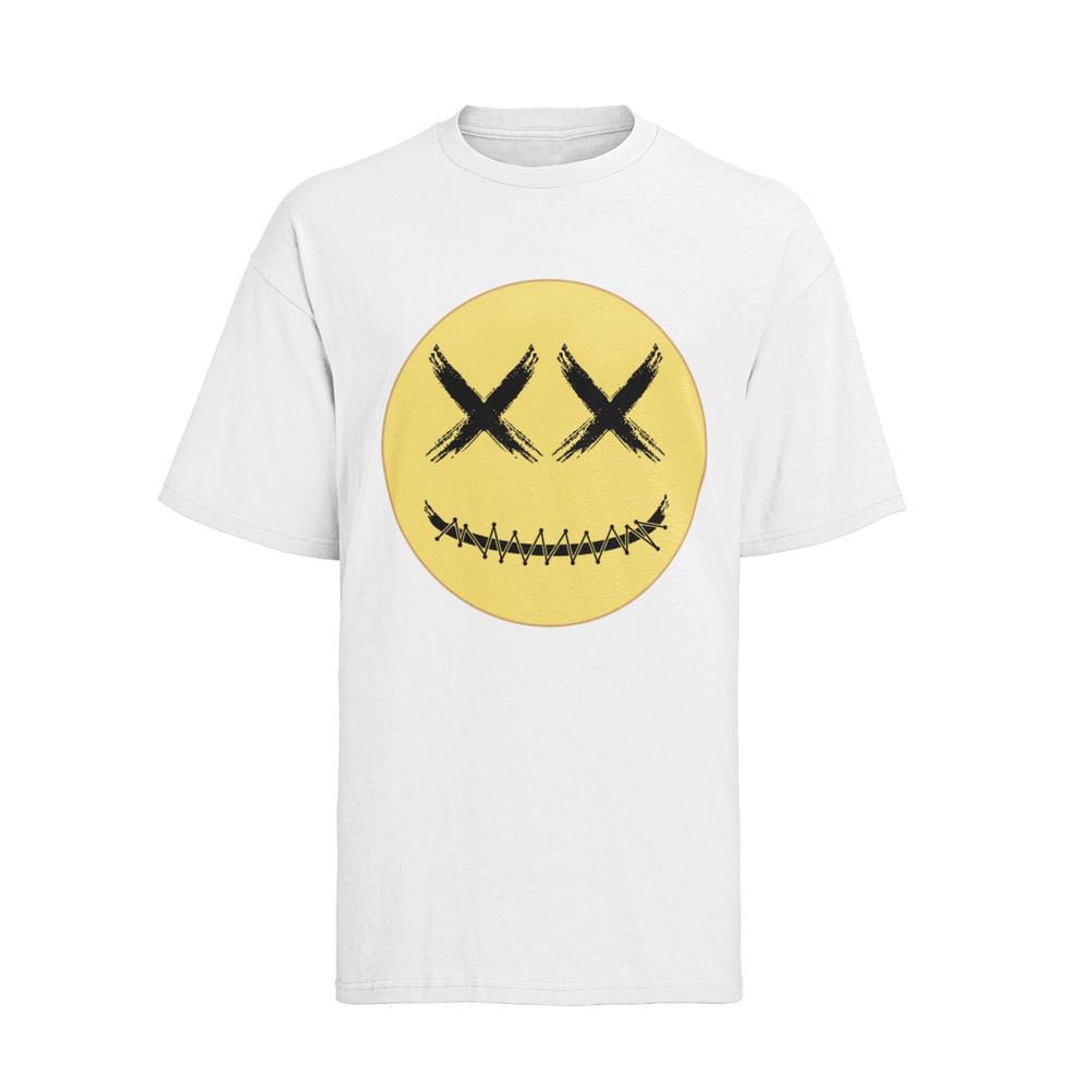 Smiley Face Grunge Punk Rock T-Shirt Herren