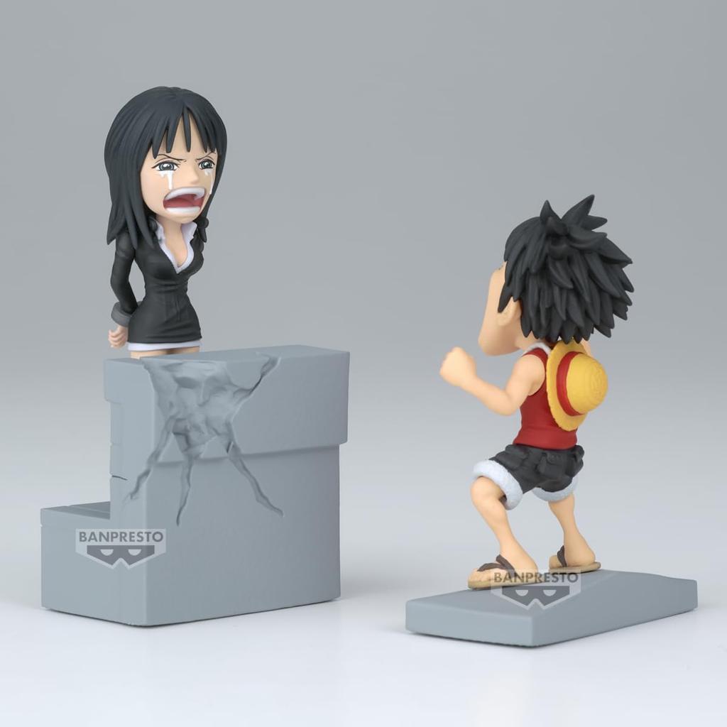 Banpresto One Piece World Collectable Figure Log Story Monkey Luffy Nico Robin D. &