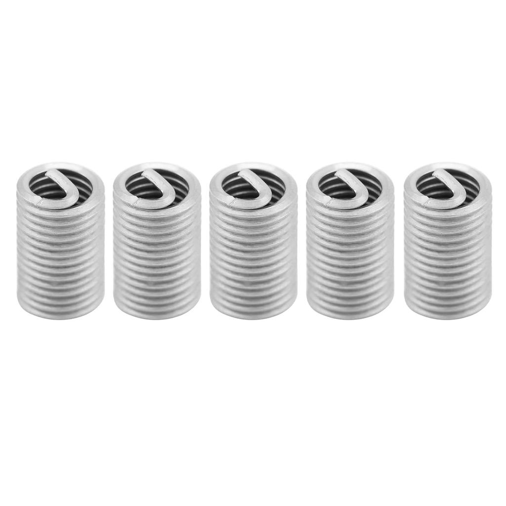 Вставка для восстановления резьбы, 50 шт. Нержавеющая сталь SS304 Спиральная проволочная вставка Helicoil Набор для восстановления резьбы M6 x 1.0 x 3D Длина