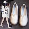 Soft Full Genuine Leather Shoes Women Flat Shoe New Spring Soft Sole Comfortable Shoes Woman Fashion Casual Shoes
