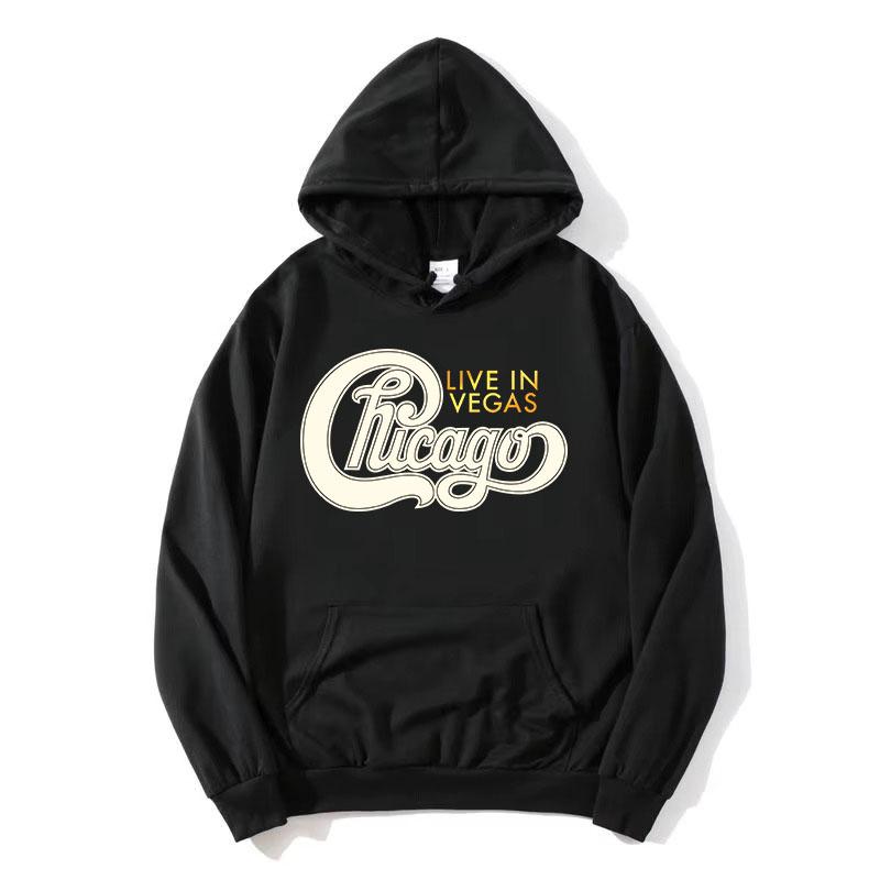 Толстовки Chicago Live in Vegas Чикаго Худи с графикой America's Band Свободные повседневные топы для женщин/мужчин Пуловеры с графическим принтом худи y2k худи с графикой