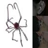 Sturdy Alloy Spiders Ear Clip Without Piercing Required Comfortable All Day Wear for Trendy Alternative Styles Lovers