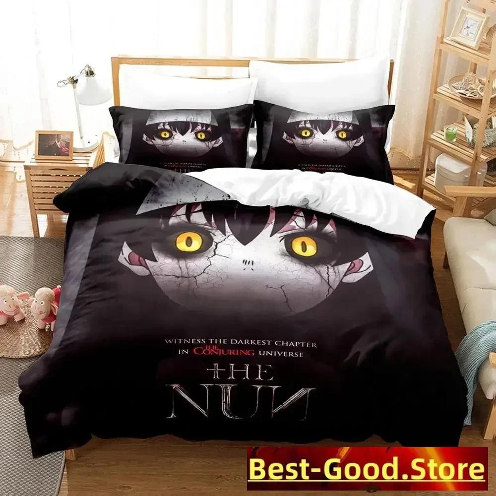 The Nun Bedding Set Single Twin Full Queen King Size Bed Set Adult Kid Bedroom Duvetcover Sets Anime parure de lit Bed