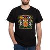 CafePress Шотландия Герб Темная Футболка Мужская 100% Хлопок, Классическая Графическая Темная Футболка