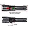 New 3000LM Lumens High Power LED Flashlight White Laser Telescopic Zoom Tactical Flashlight Powerful Long Range Emergency Torch