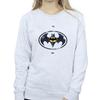 DC Comics Womens/Ladies The Flash Batman Metal Logo Sweatshirt