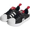 Adidas Disney X  Originals Adifom Superstar 360 Comfortable Versatile Durable Low-Top Kids Skate Shoes Kids Sneakers Black White JH5177