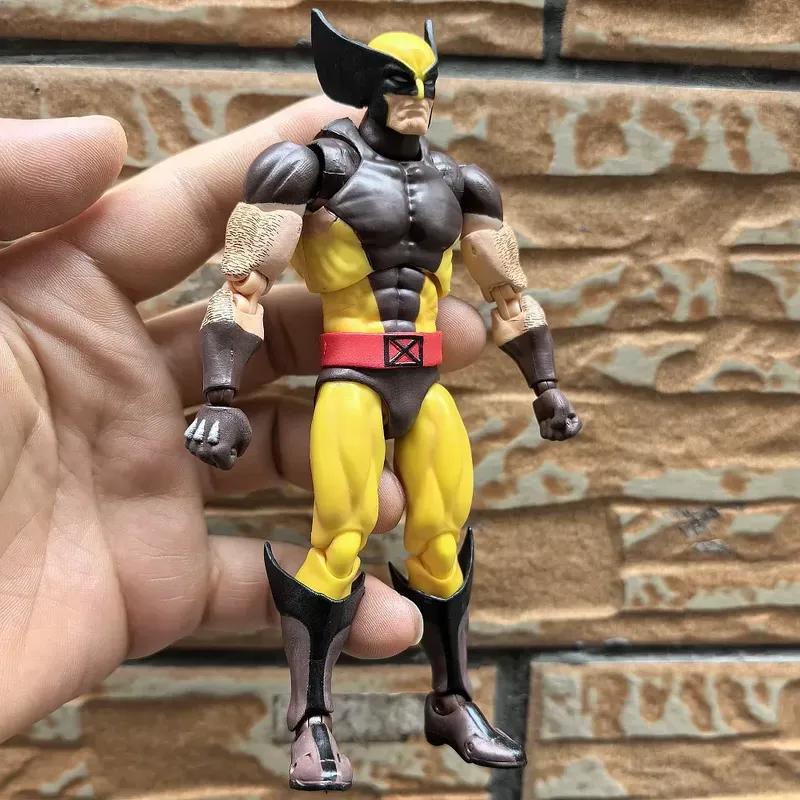 Ct Toys Mafex 138/096 Манга Версия Росомаха Фигурка Действия Ко Логан Коричневый Боевой Костюм Мобильная Ручная Модель