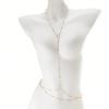 European And American Fashion Jewelry, Fashionable Rhinestone Body Chain, Simple Summer Double-Layer Rhinestone Back Chain European And American
