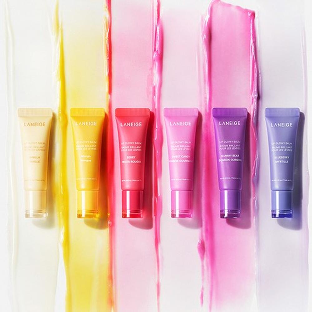 LANEIGE Увлажняющий бальзам для губ Glowy Balm 10 г - Манго - Уход за губами, Корейский