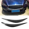 Пара накладок-наклеек на фары из углеродного волокна, «брови» фар, для Infiniti Q50 2014-2018