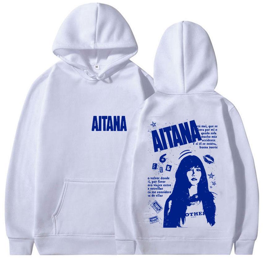 Певица Aitana Метаморфозис Тур по альбому Худи для фанатов Мужские Женские Винтажные Модные Толстовки Оверсайз С длинным рукавом Худи