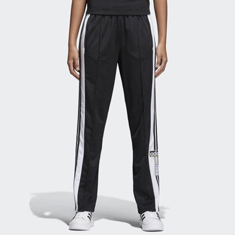 (WMNS) adidas Adibreak Track Pants Asia Sizing 'Black White' Women's CV8276