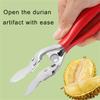 Coconut Shell Breaker 430Stainless Steel Convenient Present for Durian Fruit Lover for Opening Durians and Cracking Nuts
