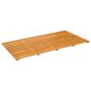 Bath Mat Uni Brown 100 X 53 X 2.5 Cm Wood