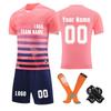 Personalised Shirts Kit Mens Girls With Name Number Custom Football Jerseys For Boys Training Suit