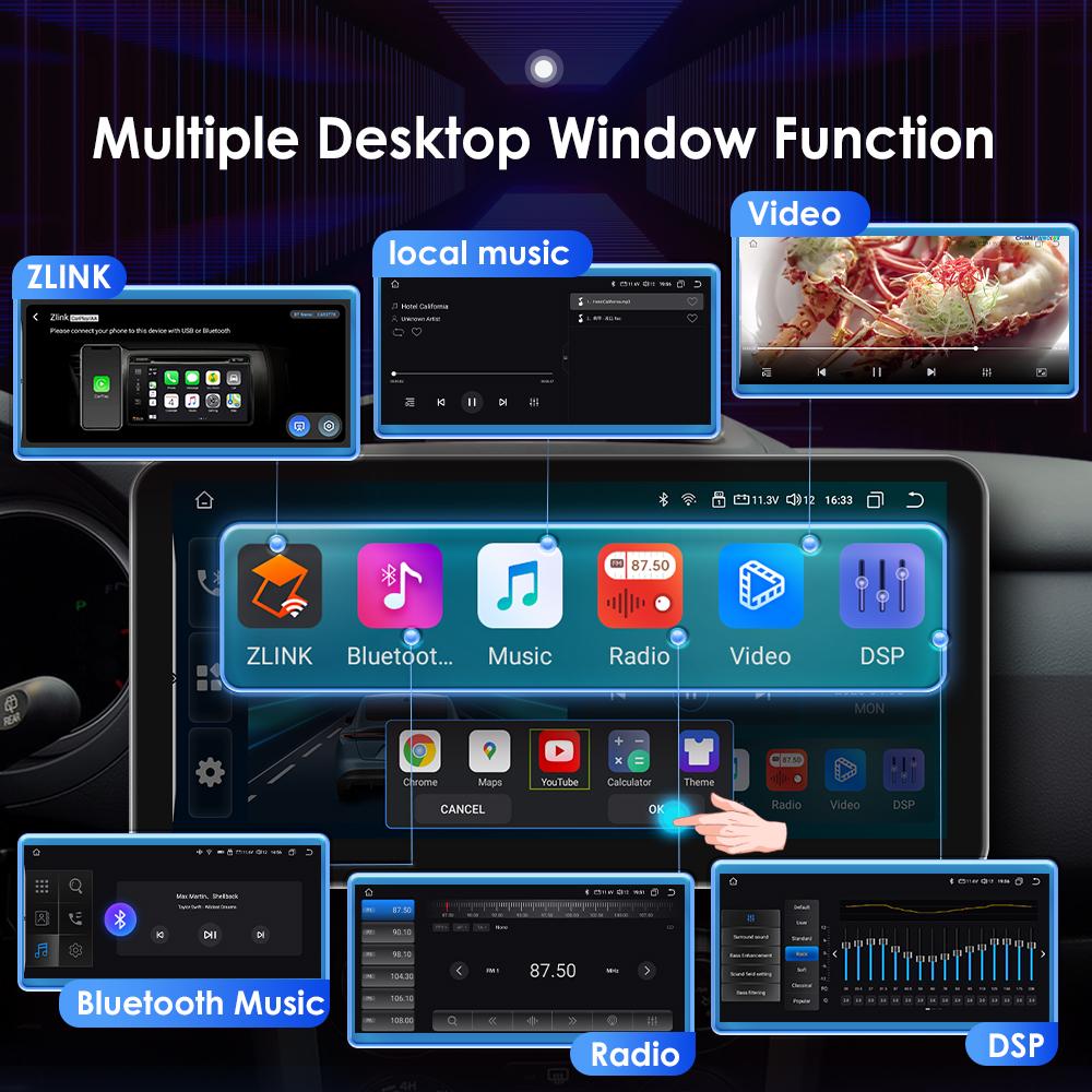 2din Android Авторадио для Renault Logan 2 2012-2019 Sandero 2 Автомобильный радиоприемник Мультимедийный видеоплеер GPS Navi Головное устройство Carplay 4G Интеллектуальный экран