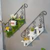 1pc 3 Tier Wooden Shelf,Wall Decoration,Floating Shelf Wall Shelf,Hanging Shelf,Stair Shape Planter
