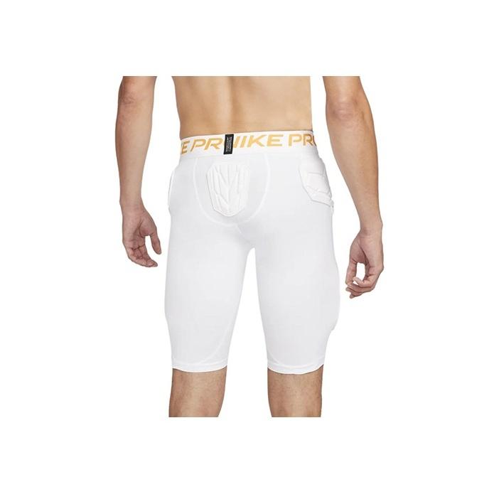 Nike Облегающие шорты Pro HyperStrong с буквенным поясом и принтом логотипа, мужские брюки, белые CW3890-100
