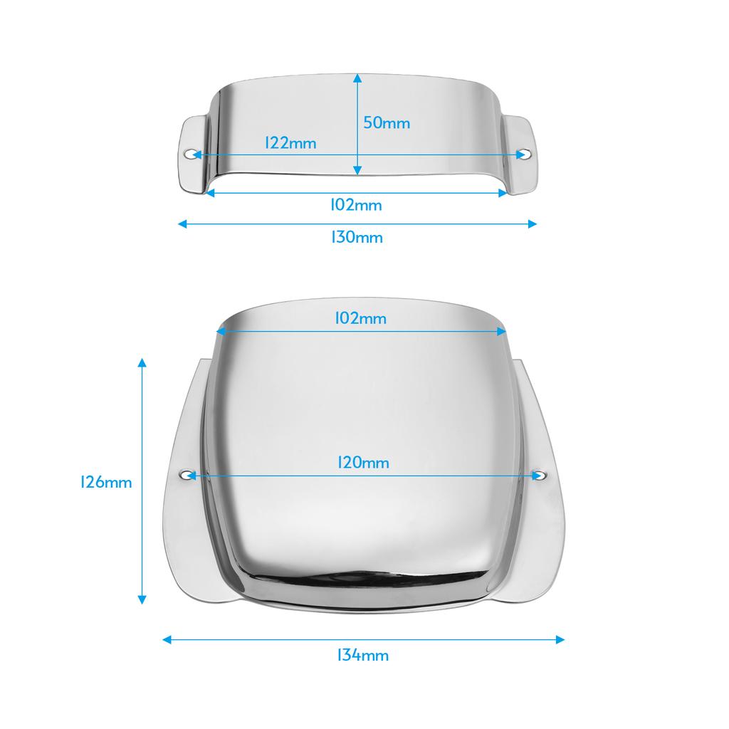 Крышка звукоснимателя из цинкового сплава, защитная крышка моста для джазового баса JB, бас-гитара, электрический бас