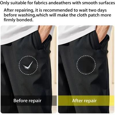 Аппликация на одежду Самоклеящиеся черные заплатки DIY Поделки Стирка и водостойкость Заплатка Ремонт куртки Ремонт одежды Дыры
