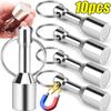 Metal Magnet Keychains Strong Neodymium Magnetic Clasps Anti-loss Car Key Rings Hanging Holder Office Storage Rack Tools