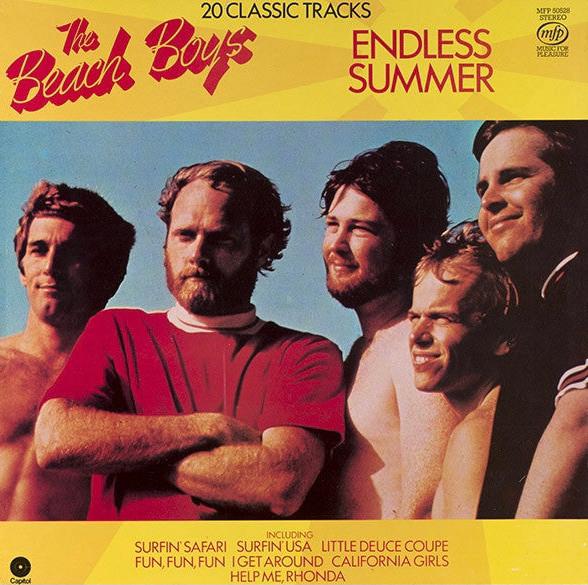 Виниловая пластинка BEACH BOYS Endless Summer MFP50528 MUSIC FOR PLEAS 1981 UK Rock Б/у