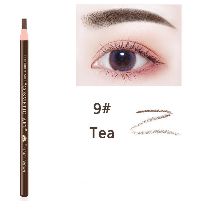 10pcs Brand Hengsi Pull Peel Eyebrow Pencil Brown Black Waterproof Eyebrow Enhancement Wholesale Cosmetics Long Lasting Beginner