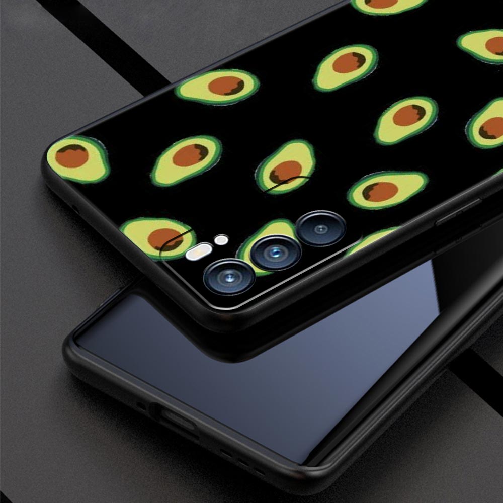 Милый чехол для телефона с авокадо для Oppo A17 A31 A54 A57 A78 A79 A98 Find X5 X6 Reno 6 7 8 10 11 12 13 F Pro 5G Мягкий чехол из ТПУ Funda Сумка