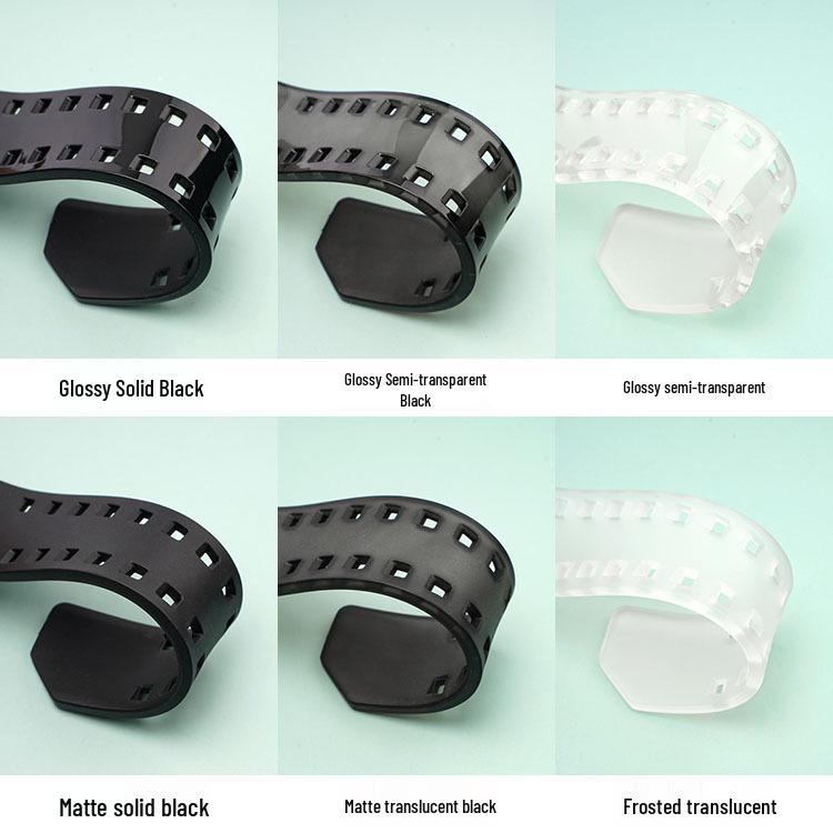 Black Gold Rubber Resin Watch Strap for Casio GA110/400/700/GD120/140