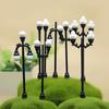 Simple Design Mini Dollhouse Street Lamp DIY Function ABS Dollhouse Garden Light