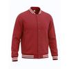 Men S Casual Stand Collar Long Sleeve Loose Baseball Jacket