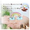 for pets rainbow bridge object crystal rainbow Buddhist altar decoration cute Sparkling crystal glass