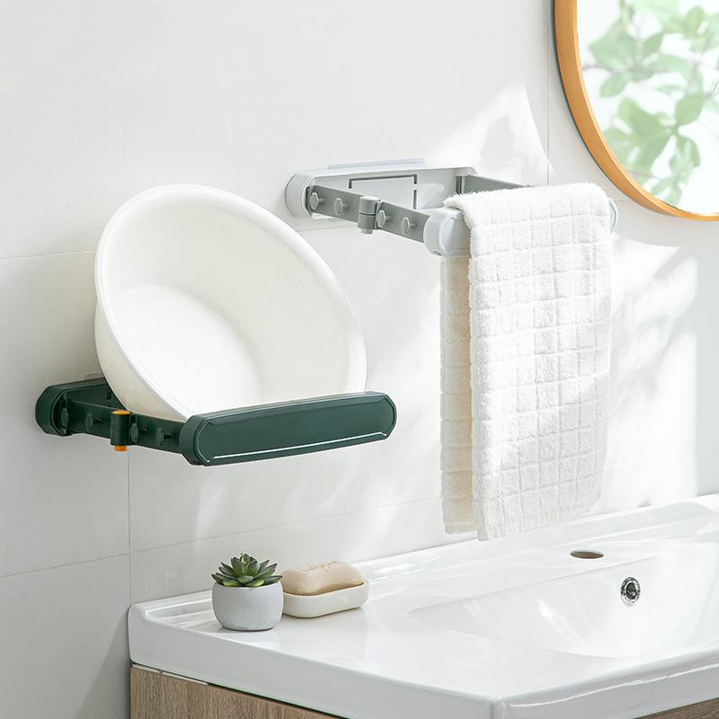 Складной держатель для мешка для мусора, кухонный шкаф, дверной подвесной мусорный бак, мусорное ведро для ванной, раковина, стеллаж для хранения полотенец, кухонный органайзер