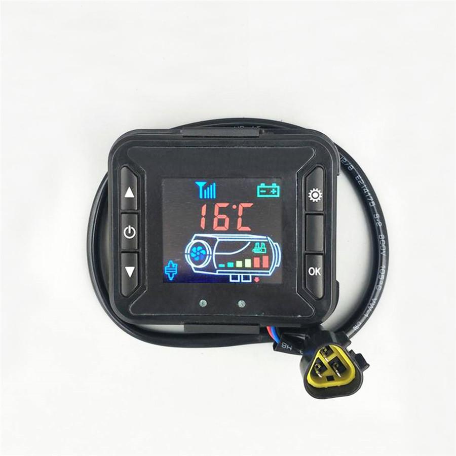 Автомобильный дизельный парковочный отопитель DC12V для автодома, переключатель с ЖК-монитором + пульт дистанционного управления