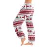 Women's Solid Color Trousers With Cuffs Casual Pants And Pajama Pants