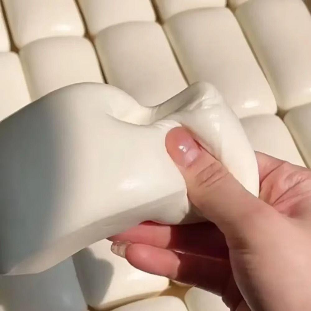 Finger Suction Squishy Yogurt Rice Cake Simulation Sensory Fidget Toy Kids and Adults