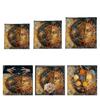 Мистический Таро Бархатная Ткань Скатерть Бархатная Моющаяся Оккультный Декор для Низкоуходной Очистки