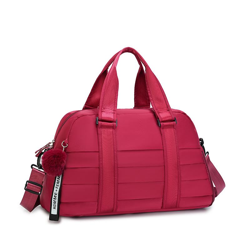 Женская дорожная и спортивная фитнес-сумка кроссбоди большой вместимости, однотонная