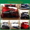 Pattern Car Sports Printing Duvet Cover Pillowcase Set Bedding For Bedroom Decor