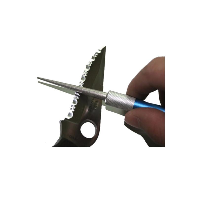Sharpener Multifunction Portable Double Head Diamond Knife Outdoor Sharpening Tool