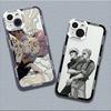 Чехол для телефона Аниме Jujutsu Kaisen Для iPhone 16 15 14 13 12 11 Pro Max XS X XR SE 7 8 Plus Mini SE Ударопрочный Прозрачный Чехол