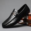 Мужские лоферы из натуральной кожи класса люкс, мужская повседневная обувь, итальянские мокасины, дышащие слипоны, мужские туфли для вождения, Chaussure Homme