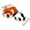 Reversible Panda Plush Toy, Flip To Turn Pandas Into Red Pandas, Simulated Panda/Red Panda 2-in-1 Doll,Sensory Fidget Doll