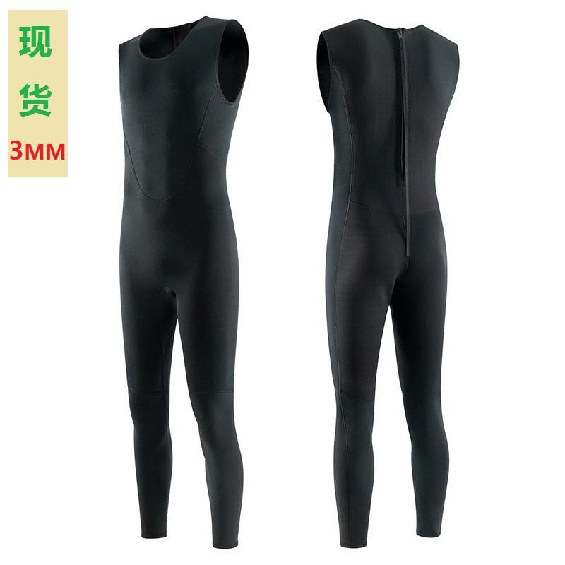 3mm Full Bodysuit Wetsuit Men Women Thermal Dive Suit Surfing Swimming Snorkeling Water Sports