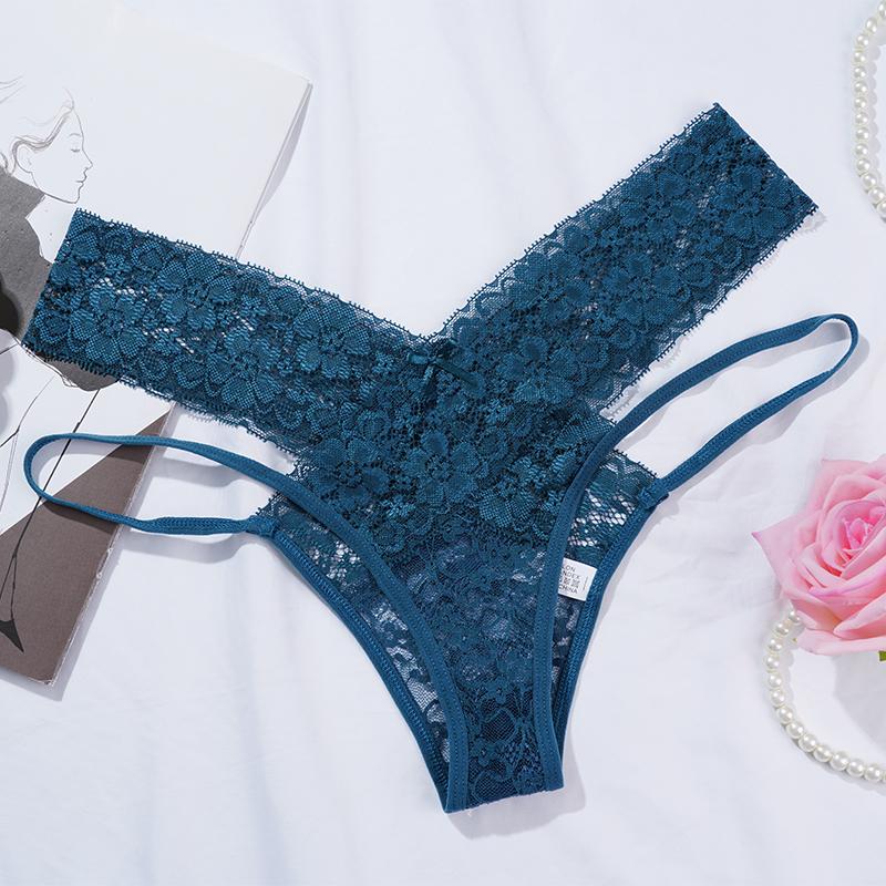 Кружевные трусики, женские трусы, прозрачное нижнее белье, сексуальные открытые трусики с низкой посадкой, однотонные женские трусы с перекрестными ремешками