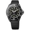 Seiko Men's SBDY133 (PROSPEX DIVER SCUBA Mechanical Men's Silicone Band) Round Watch Black Analog